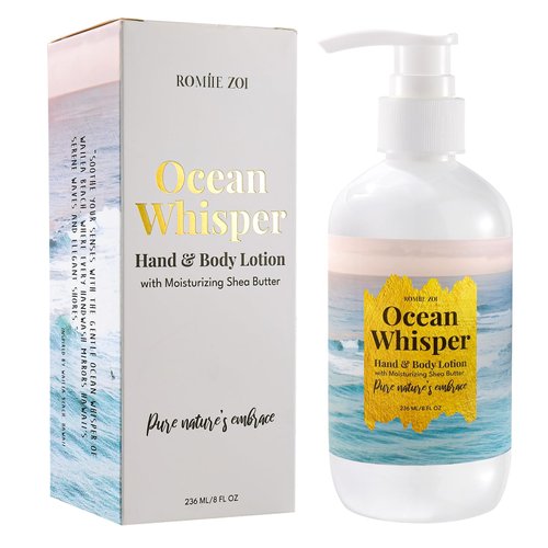 ROMIIE ZOI Wailea Beach Ocean Whisper Hand & Body Lotion - Tidal Treasure Scent, 236ml (8 fl oz)