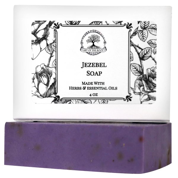 Art of the Root Jezebel Shea Herbal Soap | Herbs & Essential Oils | Love, Power, Attraction, Wealthy Partner & Success Rituals | Wiccan, Pagan, Hoodoo, Magick