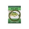 BIG HOG (4-6wt) medium all-purpose fly leader - Dries/Streamer/Nymph (Quality Moonlit Furled Leader made in The USA)