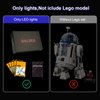 DALDED LED Lighting Kit for Lego Star Wars R2-D2, LED Light Compatible with Lego 75379 Building Block Models (Remote Control Version)