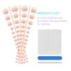 140 Pcs French False Toe Nails Short Square Press on Nails Natural Solid Color Full Cover Fake Nails Artificial Acrylic Nails for DIY Nail Art Salon Women Girls