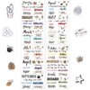 24 Sheets Monthly Planner Stickers Creative Journaling Stickers Aesthetic Calendar Planner Stickers for Calendars Planners Paper Book Decoration Accessories Scrapbooking