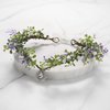 SWEETV Fairy Flower Leaf Crowns for Women Elven Princess Tiara Elf Headpiece for Cosplay Halloween Costume Photoshoot Wedding