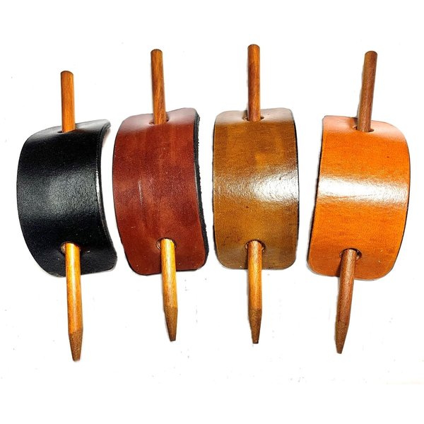 THIN HAIR LEATHER PONYTAIL BARRETTE, PONYTAIL BARRETTE FOR THIN HAIR, HAIR CLIP, SLIDE, WRAP, PONYTAIL HOLDERS, HAIR TIE, HANDMADE, HANDCRAFTED, HAND TOOLED, HOLDER, HAIR ACCESSORIES, BT 2403