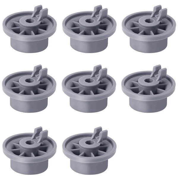 165314 Dishwasher Lower Rack Wheel (2024 UPGRADE) Fit for Bosch Kenmore Dishwasher 165314 Dishwasher Wheel Replaces 420198 AP2802428 PS8697067 423232 PS3439123 - PACK of 8