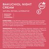 DCL Skincare Bakuchiol Night Cream Natural Retinol Alternative with Niacinamide and Vitamin E, 1.7 mL