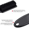 Patelai 2 Pcs Blade Cleaning Brush Hair Clipper Barber Nylon Brush Hair Styling Brush Accessory for Men Trimmer Cleaning Clipper Manicure(Black)