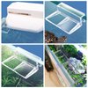 TIESOME 8 mm Fish Tanks Glass Cover Clip, 8 Pieces Aquariums Lid Support Holders Clear Acrylic Aquarium Lid Clips Universal Lid Clips for Rimless Aquariums