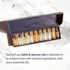 Aromatherapy Associates Discovery Wellbeing Miniature Bath & Shower Oil. Selection of 10 Premium Bath and Shower Oils (0.10 fl oz Each) in a Decorative Gift Box