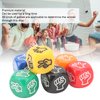 VBESTLIFE 12Pcs Finger Guessing Game Dice, 6 Sided 6 Colors 20mm Rock Paper Scissors Game Dice for Adults Kids Family Party