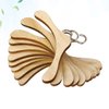 Toyvian Kids Hangers Dollshouse Ornament 10Pcs Doll Clothes Doll Accessory Mini Hangers for Earrings 18 inch Doll Hangers Hanger Miniature Wooden 18 Inch Clothes Kids Earrings