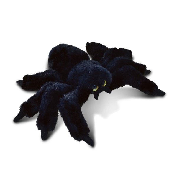 DolliBu Black Spider Super Soft Stuffed Animal, Cute Realistic Stuffed Animals for Girls. Boys and Adults Animal Gifts, Kids Spider Nursery Décor, Cuddly Spider Plush Toys - 8 inches