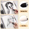 2Pcs Sketch Blending Sponge Pens, Double Headed, Washable & Reusable, Blending Stump Drawing Art Blenders for Artists, Student, Ideal for Highlighting, Shadowing, Detailing, and Correcting Drawings