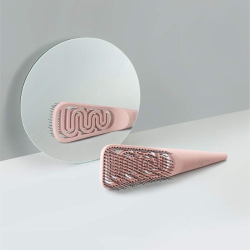 F3 Systems, Tension Massage & Detangling Brush - Soft Flexible Bristles, Scalp Massager, Knot & Tangle Remover for Wet & Dry Hair, Adults & Kids