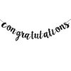Congratulations Banner Black, Congratulations Graduate Banner Congratulations Banner Graduation 2024 Congratulations Graduation Party Decorations for Black College Graduation Party Decorations 2024