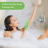 EXCLAIM BEAUTY Exfoliating Gloves Body Scrubber Gloves For Shower, Spa, Massage Shower Gloves Dual Texture Bath Gloves | Dead Skin Remover With Adjustable Straps