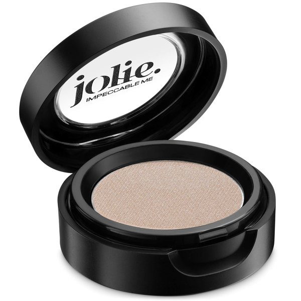 Jolie Cosmetics Powder Pressed Pearl Shimmer Eyeshadows - Cruelty Free, Vegan, Single Pan Eyeshadow 1.48g Base Neutrals (Cream Dust)