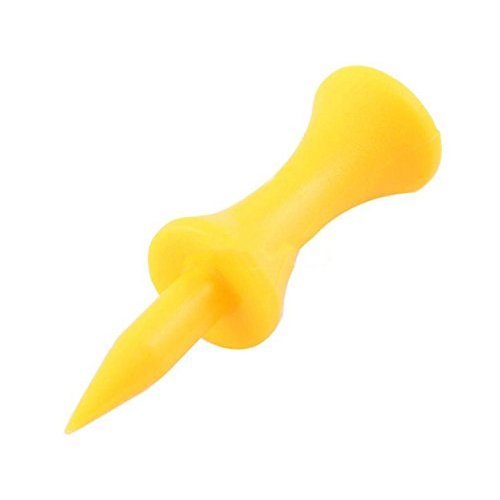 Golf Tees Etc 1 3/4" Yellow Plastic Step Down Golf Tees (100 Count)