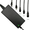 42V 2A Charger 5 Plugs for 36V Scooter Lithium Battery Pack DC 5.5 * 2.1 with 8mm 3 Prong Connector /12mm 3 Prong Connector /8mm RCA / 3-Pin Male XLR Connector