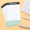 To-Do List Notepad Cards by Sweetzer & Orange -3"x5"- 100 Easy To Read Checklist Journal Notes, Double Sided Index Cards, Checklist for Daily Activities, Meal Planner and Grocery List's, Work Plan