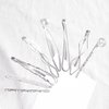 BOYIVI 16PCS Hair Pin Geometric Metal Hair Clip Elegant Hair Barrettes Bridal Silver Metal Bobby Pins Dainty Embellished Bobby Pins for Women and Girl (Silver)