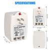 16.5V 40VA Burglar Alarm Systems and Doorbell Transformer,16.5V Plug in Transformer Compatible with All Versions of Doorbell ，Most Security Panels