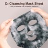 Purederm Deep Purifying Black O2 Bubble Mask Volcanic (10 Pack) - Bubble Face Sheet Mask for Purifying & Brightening