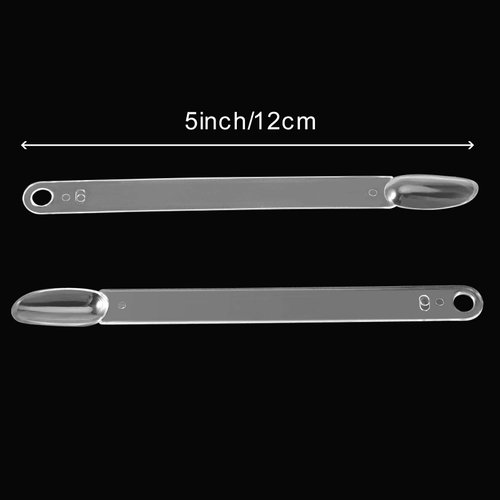 ZEONHEI 150 PCS Tips Clear Nail Art Sticks, Fan-shaped Nail Display Sticks, Oval Nail Art Polish Board Display Sticks with Metal Ring for Nail Color Display Practice Home DIY