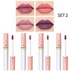 MEICOLY Matte Waterproof Liquid Lipstick Cigarettes Set Kit,4 Colors Lip Stain,Smoke Tube Cigarette Lipstick,Long Lasting Lip Gloss Lip Tint,Matte Lip Makeup for Women Girls,Set 2