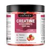 Creatine Monohydrate Gummies with Vitamin B12 Sugar & Gluten Free 5000mg Chewable Creatine for Women & Men, L- Taurine Supplements for Recovery, Growth & Performance, Vegan Strawberry Flavor 120 Count