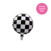 100% LIKED-One Happy Dude Balloon Set, 40” Black One|Black & White Smiley Face Latex |Checkered Foil for One Happy Dude Birthday Decorations, Baby Shower,1st Birthday Party Supplies