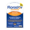 Florastor Select Immunity Boost Daily Probiotic & Immune Support Supplement for Women and Men, Saccharomyces Boulardii CNCM I-745 Plus Zinc, Vitamin C & D3 (30 Capsules)