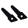 CANARY Box Cutter Replacement Blades, Non-Stick Coating Box Cutter Refill Blades (2 pcs), 1.06 inches Short Blade, Made in JAPAN, Black (DC-15BF2-1)