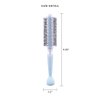 Cricket Friction Free Round Hair Brush for Professional Hairstyling Curling Blow Drying Anti-Static Styling All Hair Types White