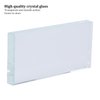 Nail Art Palettes - Color Mixing Glass Rectangle Makeup Blending Nail Tray False Eyelash Glue Holder for Fake Eyelashes Extension Makeup Cosmetic Nail Palette Tool