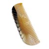 5MOONSUN5's Ox Horn Comb Premium Quality 100% Handmade Anti Static Natural Fine Horn pocket Comb Without Handle- Professional Detangling Massage Fine tooth Comb A Great Gift - (5.5 inch)