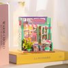 Hands Craft Hello Kitty DIY Miniature Bookstore - Miniature Scene - Adorable Mini Dollhouse - Creative Craft Kit for Adults & Kids