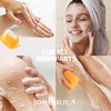 Johohula Kojic Acid Dark Spot Remover Soap Bars with Vitamin C, Retinol, Collagen, Turmeric - Smooth for Face and Body, Firm and smooth skin - 3 X 100g Bars