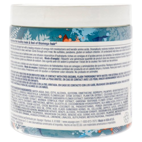 BIOMEGA Moisture Conditioner, Conditioner Infused with Hydrating Moisturizers and Keratin Amino Acids, Repairs Damage and Improves Hair Elasticity, 16 Fl Oz (Pack of 1)