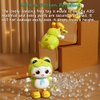 Miracland Dancing Frog Toy, Frog Musical Toy Electric Frog Dancing Toy Dancing Robot Toy Baby Soothing Toy Baby Head-up Training Toy Frog Toy for Boys and Girls with Lights and Music