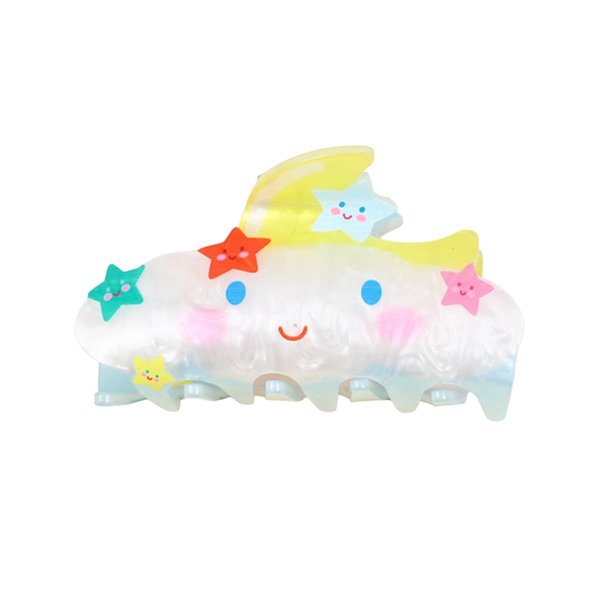 Generic Cartoon Star Cloud Hair Clip,Acrylic Claw Clip for Women,Women Hair Accessories, 1 Count (Pack of 1)