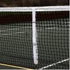 VisnzvLux Tennis Net Center Strap Court Equipment Easy to Install Adjustable Net Webbing White for Tennis Nets