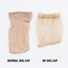 HD Wig Cap Ultra Thin Invisible Wig Cap for Bald Cap Method HD Beige 2pcs (PACK OF 2)(Total 4pcs)