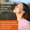 Turmeric Oil Organic for Skin Gua Sha, Turmeric Essential Oil Massage Oil for Body and Face, Dark Spots, Ance, Hair Care, Moisturize Serum Turmeric Body Oil After Shower(100ml)