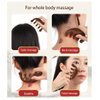 Wooden Massage Comb Gua Sha Comb Wide Tooth Comb for Head Scalp, Facial, Body Massage Natural Sandalwood Comb Massager Acupressure Tools Gift for Women Men