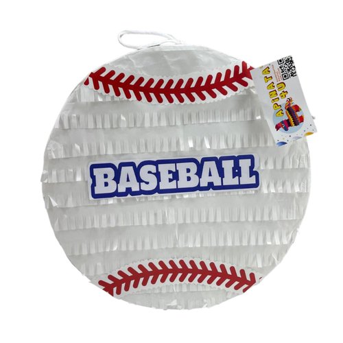 APINATA4U Baseball Pinata, Sports Themed Party Supplies for Kids, Baseball Themed Birthday Party Decor, Team Celebrations Pinata, Birthday Party Decoration, Party Supplies, 16 X 16 X 4 Inches