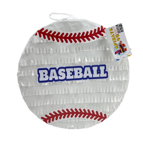 APINATA4U Baseball Pinata, Sports Themed Party Supplies for Kids, Baseball Themed Birthday Party Decor, Team Celebrations Pinata, Birthday Party Decoration, Party Supplies, 16 X 16 X 4 Inches