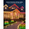 Govee 66ft String Lights, Smart RGBIC Rope Lights Indoor with 99+ Preset Scene Modes, IP65 Waterproof Christmas LED Lights Outdoor, Sync with Music, Works with Alexa, Holiday Home Party Decoration