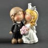 ENNAS Cute Bride and Groom Figurine Wedding Cake Topper Perfect Wedding Gifts
