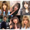 Rose bud Bangs Hair Clip in Bangs Remy Human Hair Extensions Flat Face Fringe Bangs Human Hair Pieces for Women Medium Brown